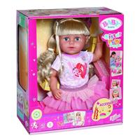Zapf Creation Baby Born Carla 43 cm + Haaraccessoires - thumbnail