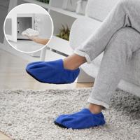 Verwarde slippers, op te warmen in de magnetron InnovaGoods Blauw - thumbnail