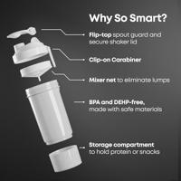 Smartshake Original2GO ONE Deep Rose (800 ml) - thumbnail