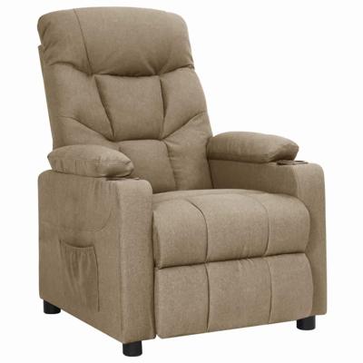 Fauteuil verstelbaar stof taupe Fauteuil verstelbaar stof taupe