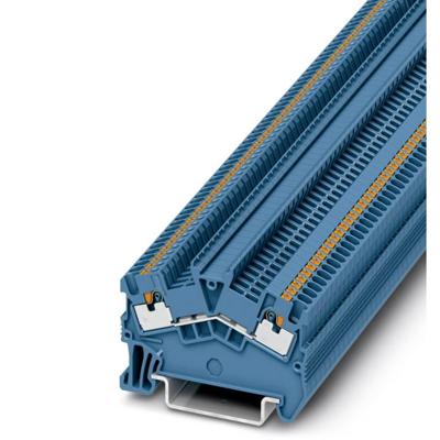 Phoenix Contact 3214550 Doorgangsklem 3.5 mm Snelaansluiting Blauw 50 stuk(s) Piece