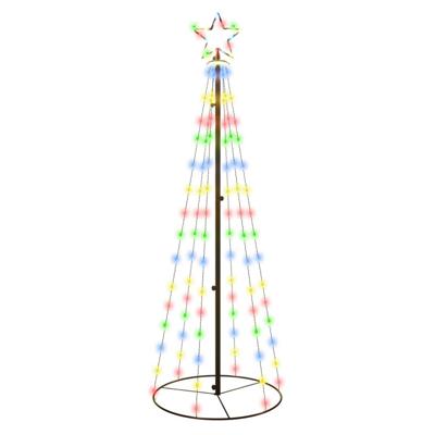 Kegelkerstboom 108 LED's 70x180 cm meerkleurig