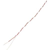 TRU COMPONENTS TC-8790020 Schakeldraad 2 x 0.20 mm² Rood, Wit 10 m - thumbnail