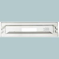 Koerier ingang voor burg wachtter - gebouwd -in - roestvrij staal - thumbnail