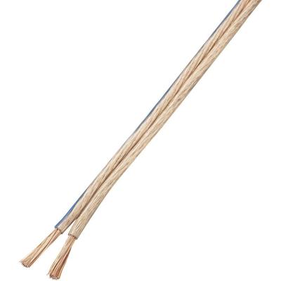 TRU COMPONENTS 1571459 Luidsprekerkabel 2 x 4 mm² Transparant 10 m