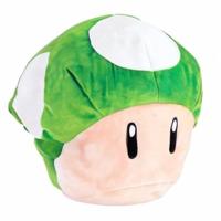 Super Mario Mocchi-Mocchi Mega Plush Figure 1-Up Mushroom 36 cm - thumbnail