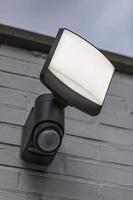 Grote donkergrijze wandlamp met PIR sensor en LED lichtbron (5000K Helder wit) &apos;Lutec Sunshine&apos; - thumbnail