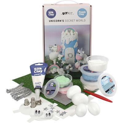 Silk Clay Unicorn dream world, 1 set