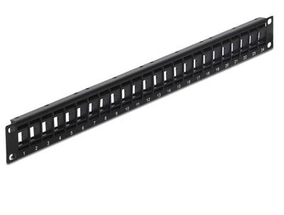 DeLOCK 19" Keystone patchpaneel 24 Port DeLOCK 19" Keystone patchpaneel 24 Port