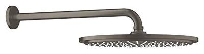Grohe Regendoucheset Rainshower Cosmopolitan Metal 31 cm met Wandarm Hard Graphite Geborsteld