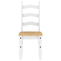 5-delige Eethoek Panama massief grenenhout wit - thumbnail