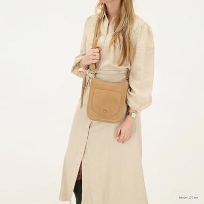 Hide & stitches jura crossbodytas-Sand