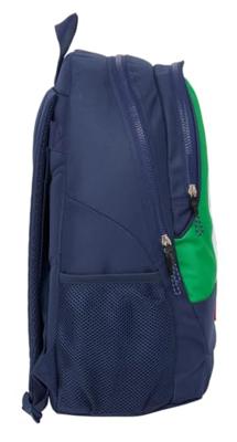 Schoolrugzak Benetton Flag Marineblauw 32 x 44 x 16 cm Schoolrugzak Benetton Flag Marineblauw 32 x 44 x 16 cm