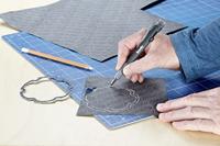 kwb Mes 142 mm Kunststof, RVS 1 stuk(s) - thumbnail