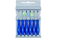 Schroevendraaierset Irimo 461-6-b PH0-PH00-PH000 1,6-2-2,5-3 mm Schroevendraaierset - thumbnail