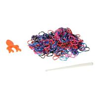 Loom Bands polka dots set, 600st. - thumbnail