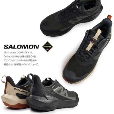 Salomon Elixir Activ GTX Lage Wandelschoen Heren Phantom/Black/Magnet 8,5 Salomon Elixir Activ GTX Lage Wandelschoen Heren Phantom/Black/Magnet 8,5