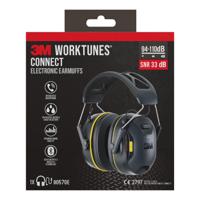 Oorkap 3m worktunes connect bluetooth zwart | 4 stuks - thumbnail