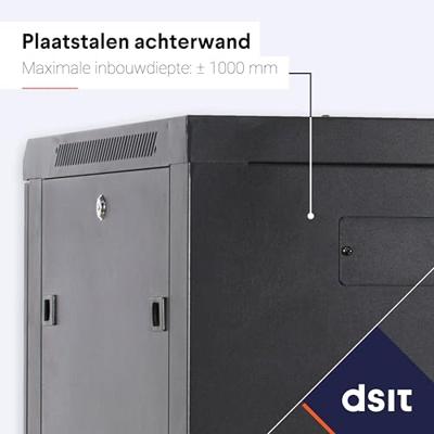 DSI 42U serverkast met glazen deur - DS8242 server rack