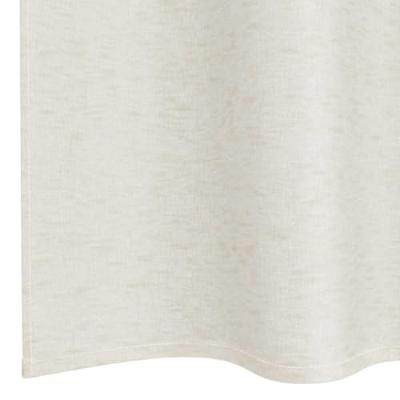 Voile Gordijn met gordijnen 2 pcs Crème 225 x 140 cm Polyester