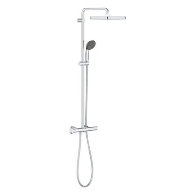 Grohe QuickFix Vitalio Start 250 Cube regendoucheset met 3 straalsoorten Ø25cm chroom