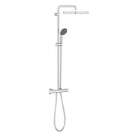 Grohe QuickFix Vitalio Start 250 Cube regendoucheset met 3 straalsoorten Ø25cm chroom - thumbnail