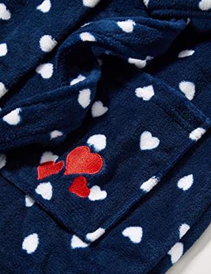 Hartjes kinderbadjas met capuchon-146/152