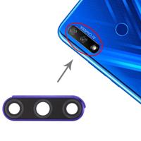 Cameralenshoes voor Huawei Honor 9X (Paars) - thumbnail