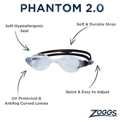 Zwembril Zoggs Phantom 2.0 Blauw 6