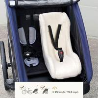 Polisport peuterschaal mini pelican 3-punts schaap wit - thumbnail