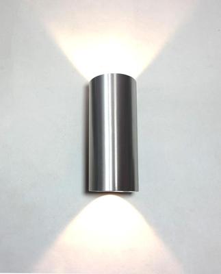 Artdelight Wandlamp Brody 2 lichts H 18 cm aluminium