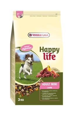 3 KG Happy life adult mini lamb hondenvoer