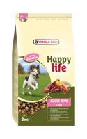 3 KG Happy life adult mini lamb hondenvoer - thumbnail