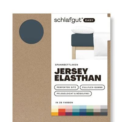 Schlafgut Schlafgut EASY Jersey Elasthan Hoeslaken XL - 180x200 - 200x220 556 Grey Deep