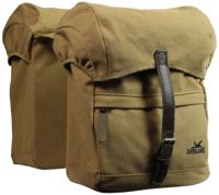 Greenlands Dubbele fietstas travel bag 40 liter 30 x 37 x 17 cm - zandkleur - thumbnail