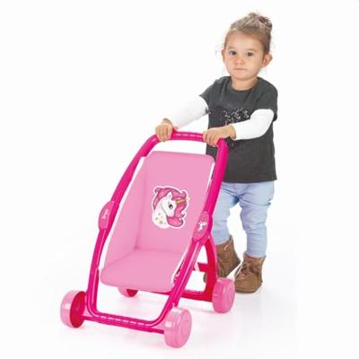 Dolu eenhoorn kinderwagen roze