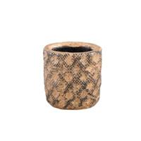 PTMD bloempot melton xxs bruin 10 cm | 12 stuks - thumbnail