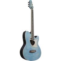 Ibanez TCM50FMODB Open Pore Denim Blue elektrisch akoestische westerngitaar - thumbnail