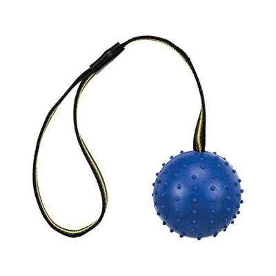 TRIXIE NATUURRUBBER BAL AAN RUBBEREN SINGELBAND ASSORTI 35X6X6 CM 3 ST