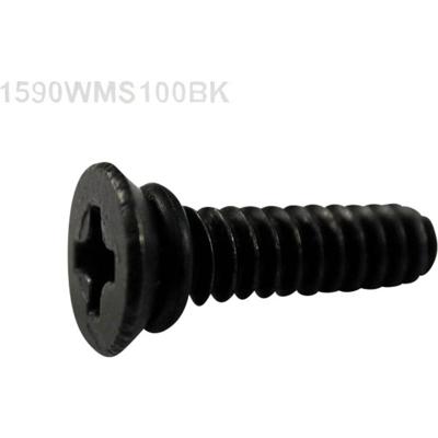 Hammond Electronics 1590WMS100BK Reserveschroef RVS Zwart 100 stuk(s)