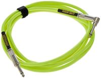 Ernie Ball 6080 Braided Instrument Cable, 3 meter, Neon Yellow - thumbnail