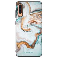 Samsung Galaxy A50/A30s hoesje - Marmer blauw goud - thumbnail