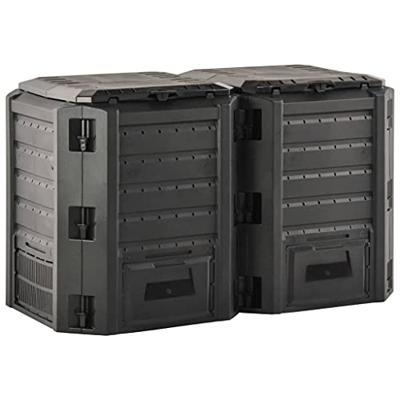 Compostbak 800 L zwart - thumbnail