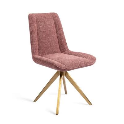 Jesper Home Umedo eetkamerstoel Scarlet Grain turn gold