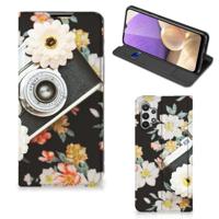 Samsung Galaxy A32 5G Stand Case Vintage Camera - thumbnail