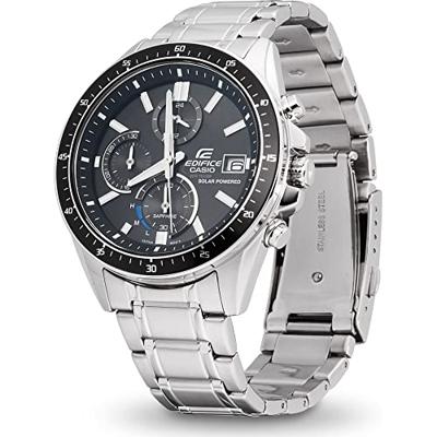 Casio EFS-S510D-1AVUEF Zwart Zilverkleurig Heren horloge - thumbnail