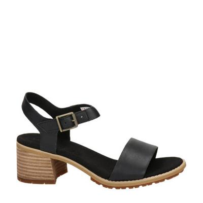 Timberland Laguna Shore leren sandalettes zwart