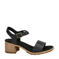 Timberland Laguna Shore leren sandalettes zwart - thumbnail