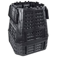 Compostbak 740 L 93,3x93,3x113 cm zwart - thumbnail