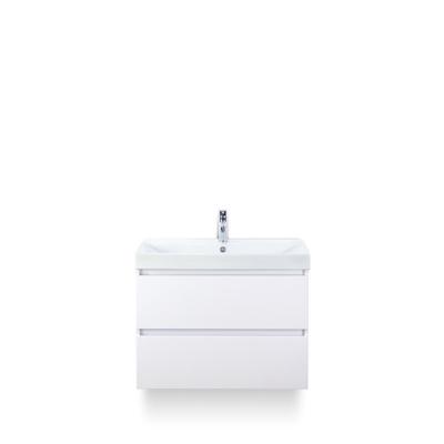 Maxx XL Badmeubelset 80 cm - Wit Hoogglans - Wastafel Just 1 kraangat